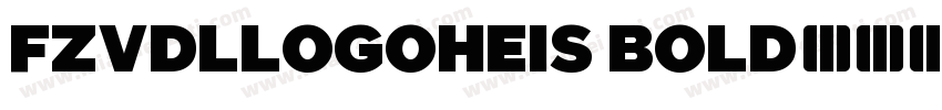 FZVDLLogoHeiS Bold字体转换